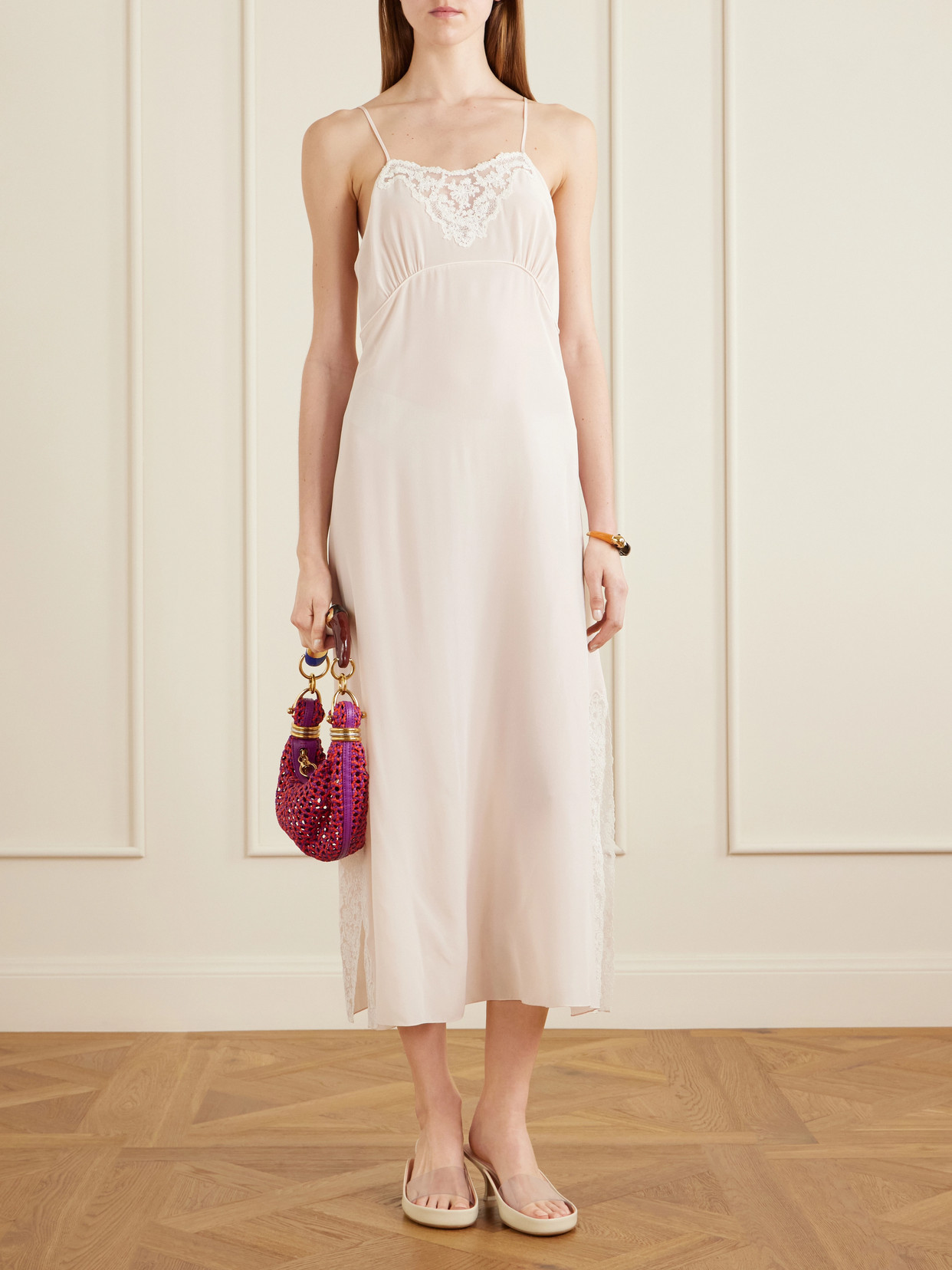 Toucan Bracelet Shoulder Bag - Pink