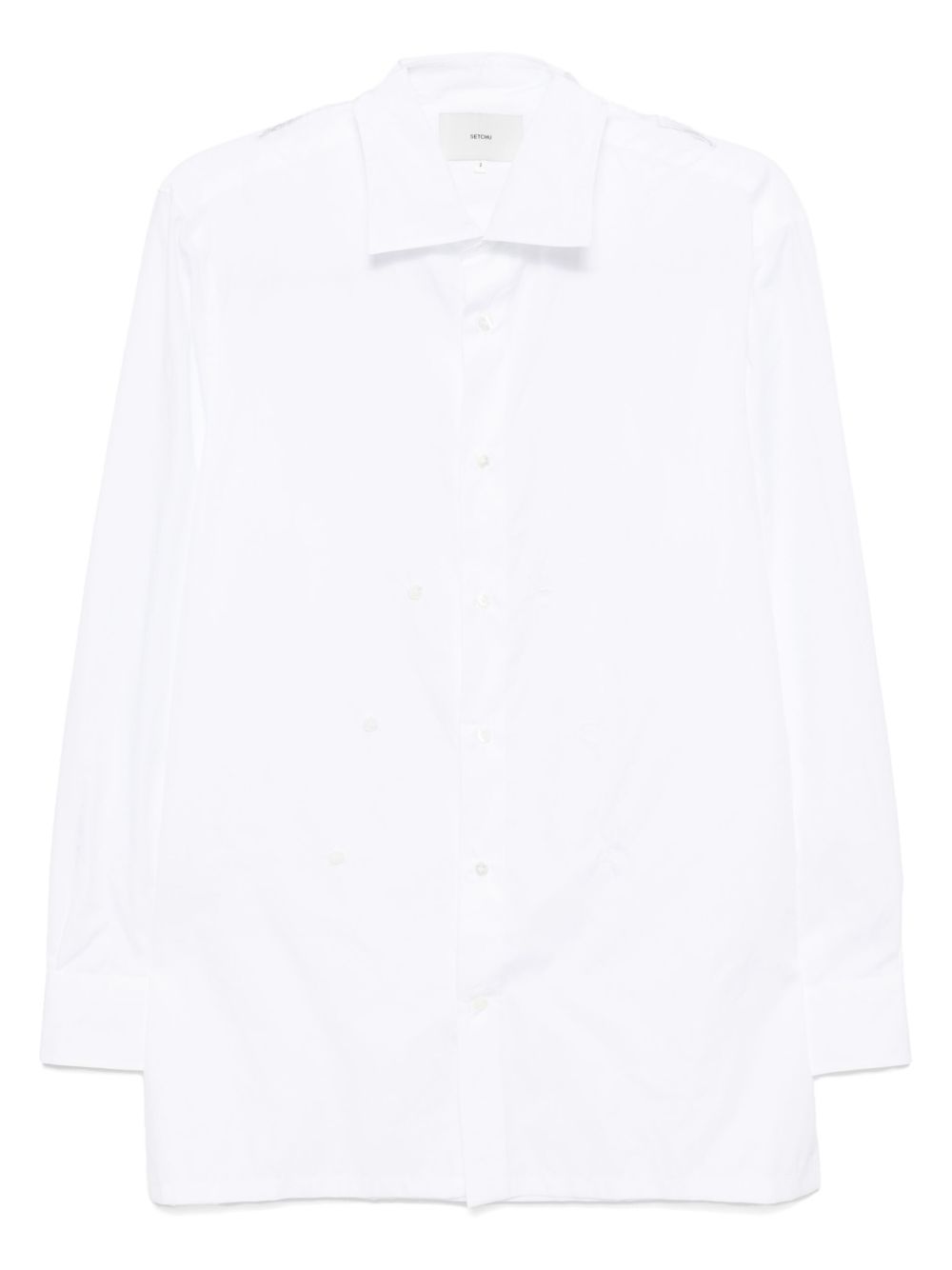 Hook and eye shirt - White