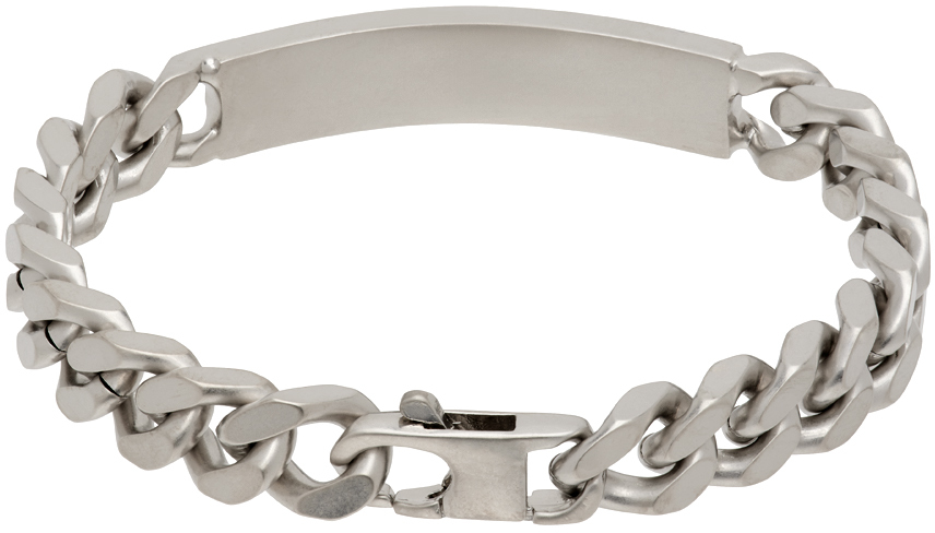MM6 Maison Margiela Silver Classic Chain Bracelet