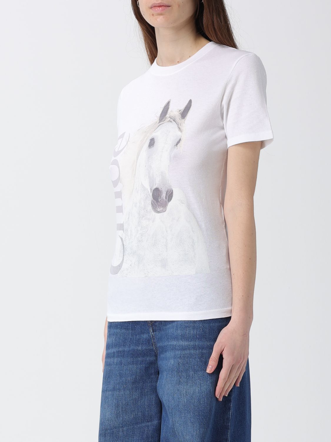 T-Shirt CHLOÉ Woman color White