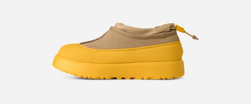 ® Kids' Tasman Weather Hybrid Suede in Mustard Seed/Summer Wheat