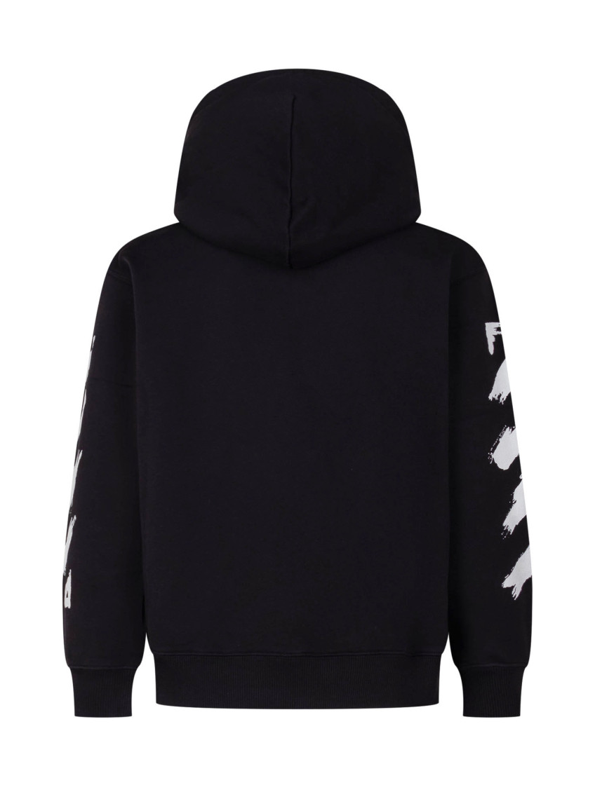 Black Graphic Hoodie