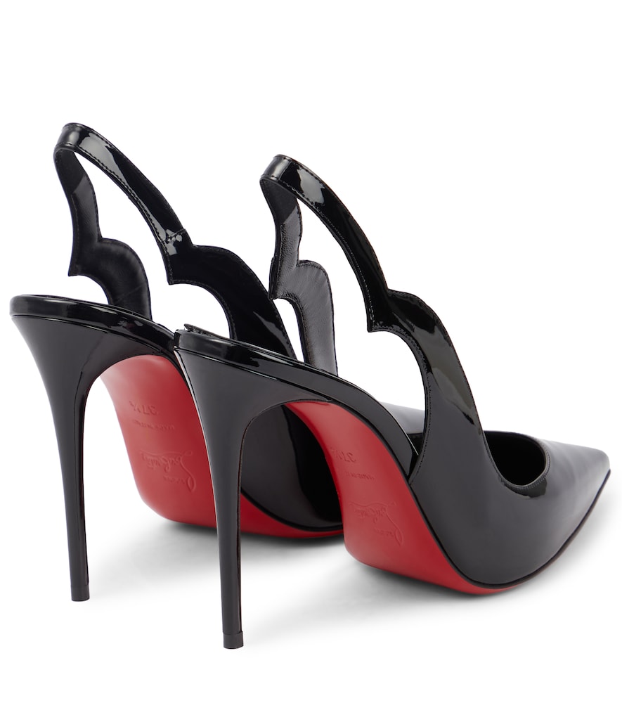 Hot Chick leather slingback pumps