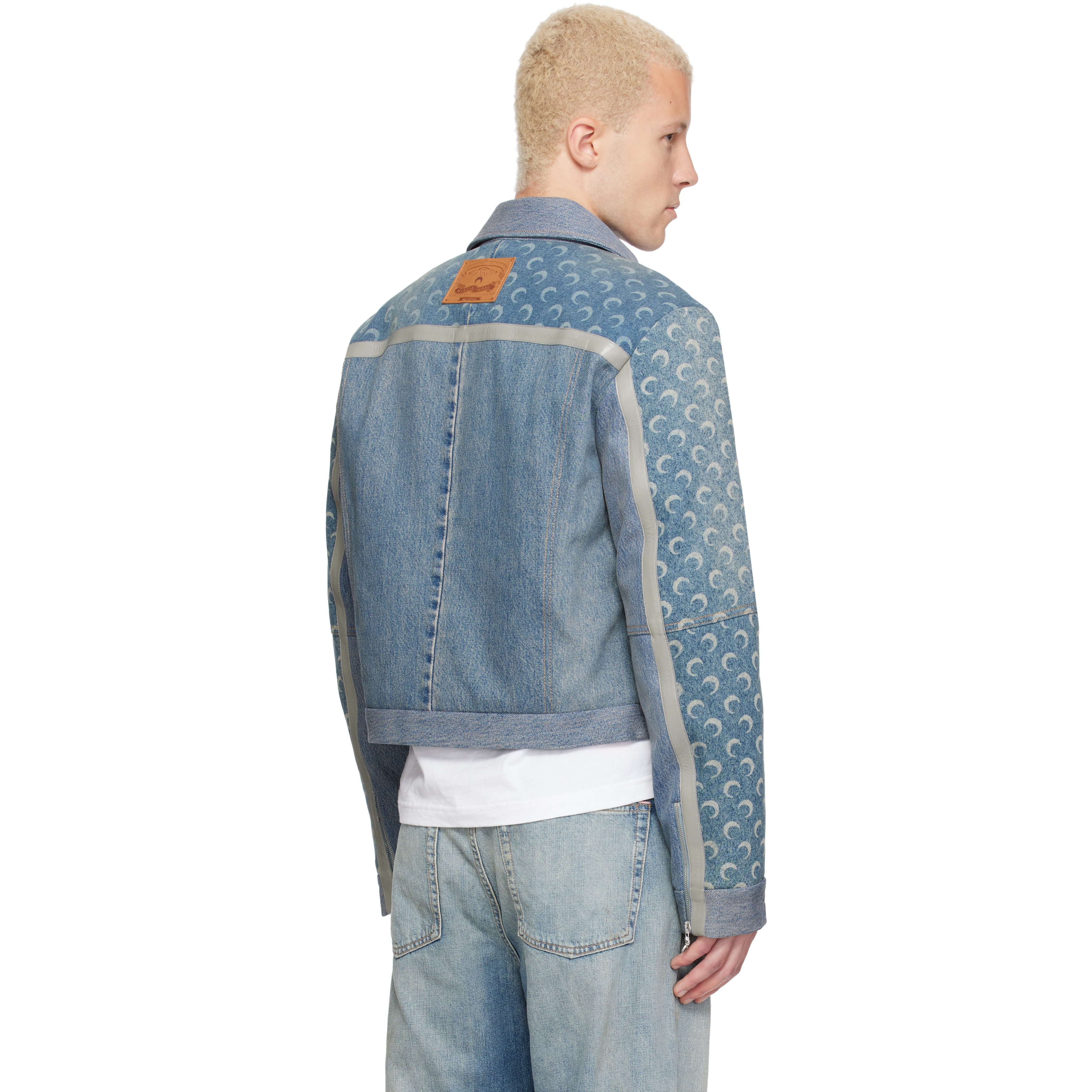 Blue Regenerated Boxy Denim Jacket