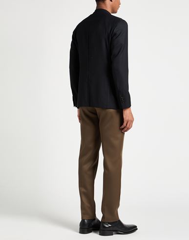 Man Blazer Black Size 38 Virgin Wool