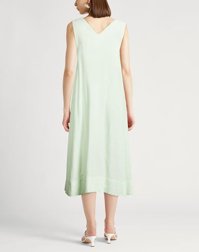 Easy Woman Midi dress Light green Size 6 Linen