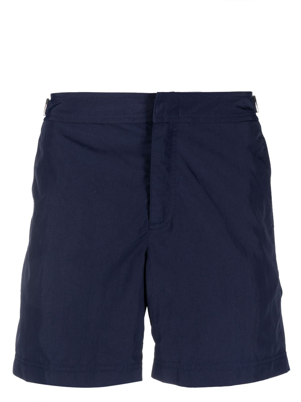 Bulldog tape-detail swim shorts - Blue