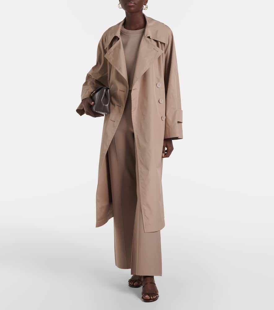 Milano high-rise wide-leg pants
