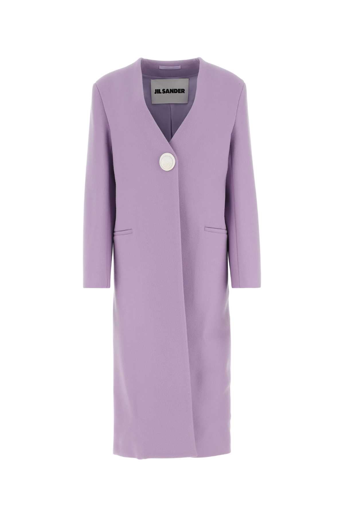 Cashmere Coat — Purple