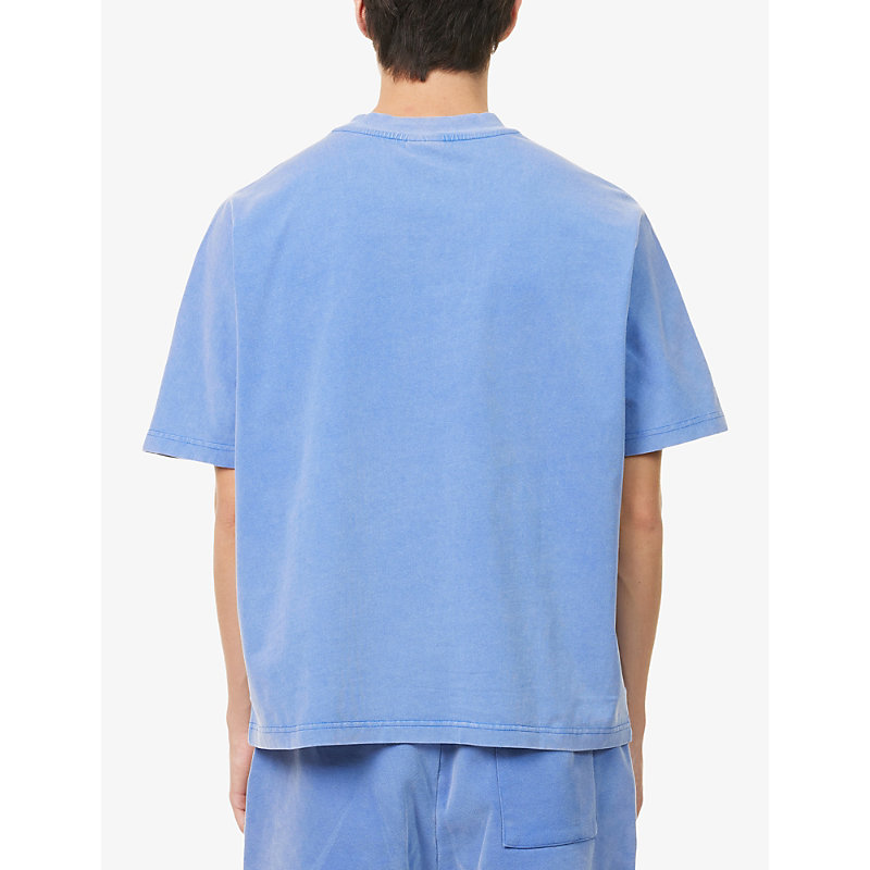 Mens Core Graphic-Print Cotton T-Shirt