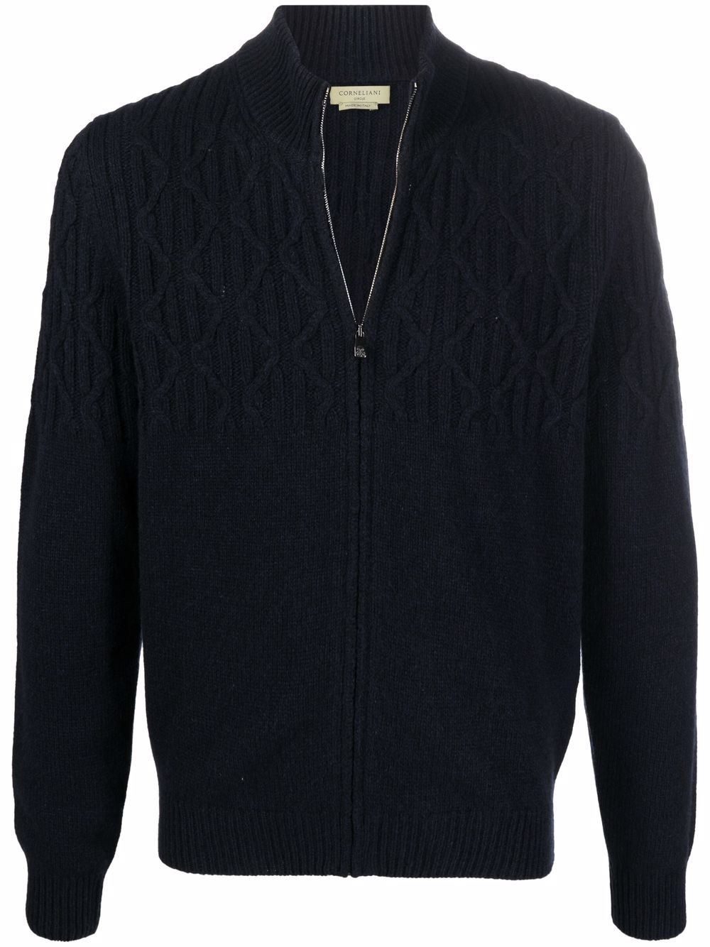 Chunky knitted cashmere jumper - Blue