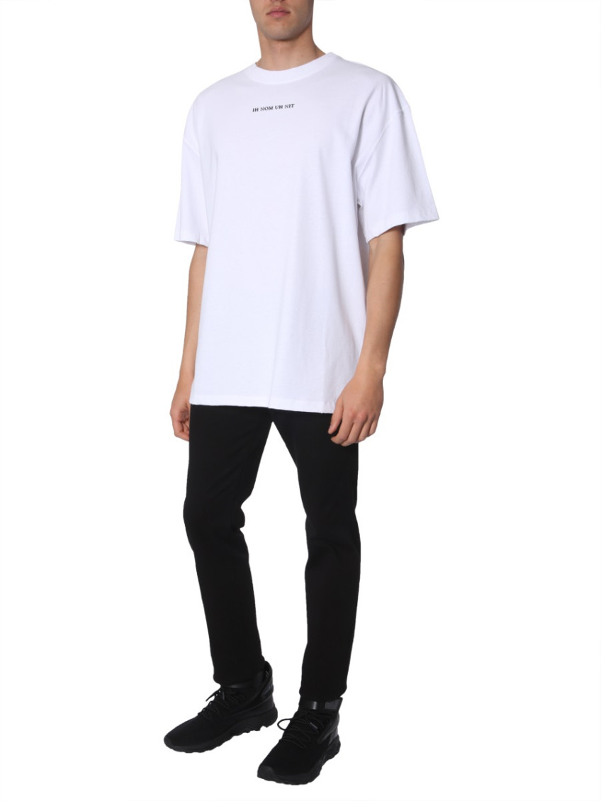 White Logo Crew Neck T-Shirt