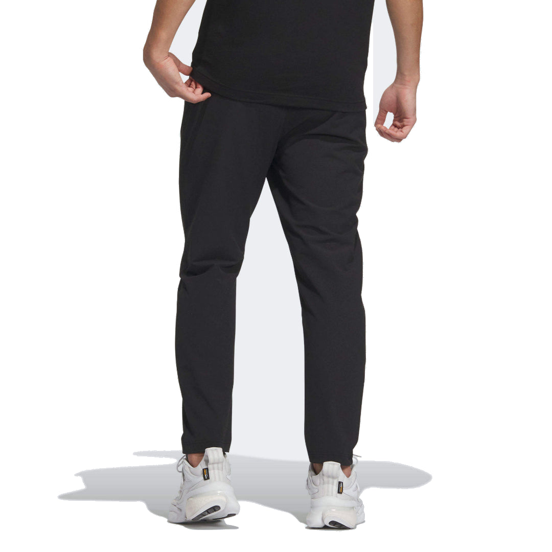 Business Casual Slim-Fit Woven Pants 'Black'
