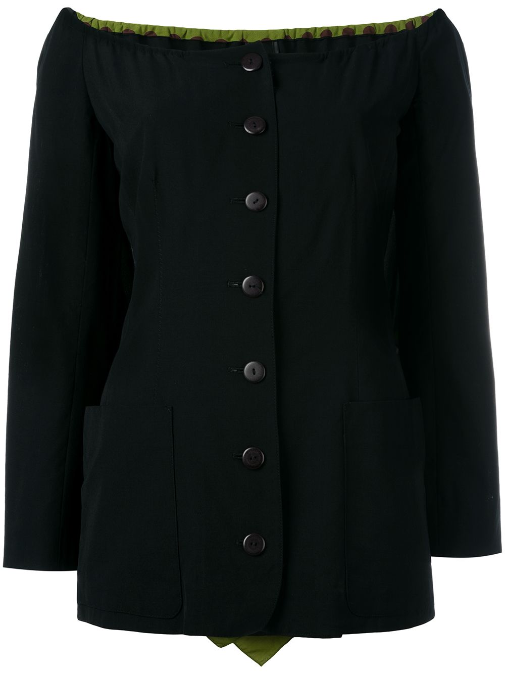 Foulard jacket - Black