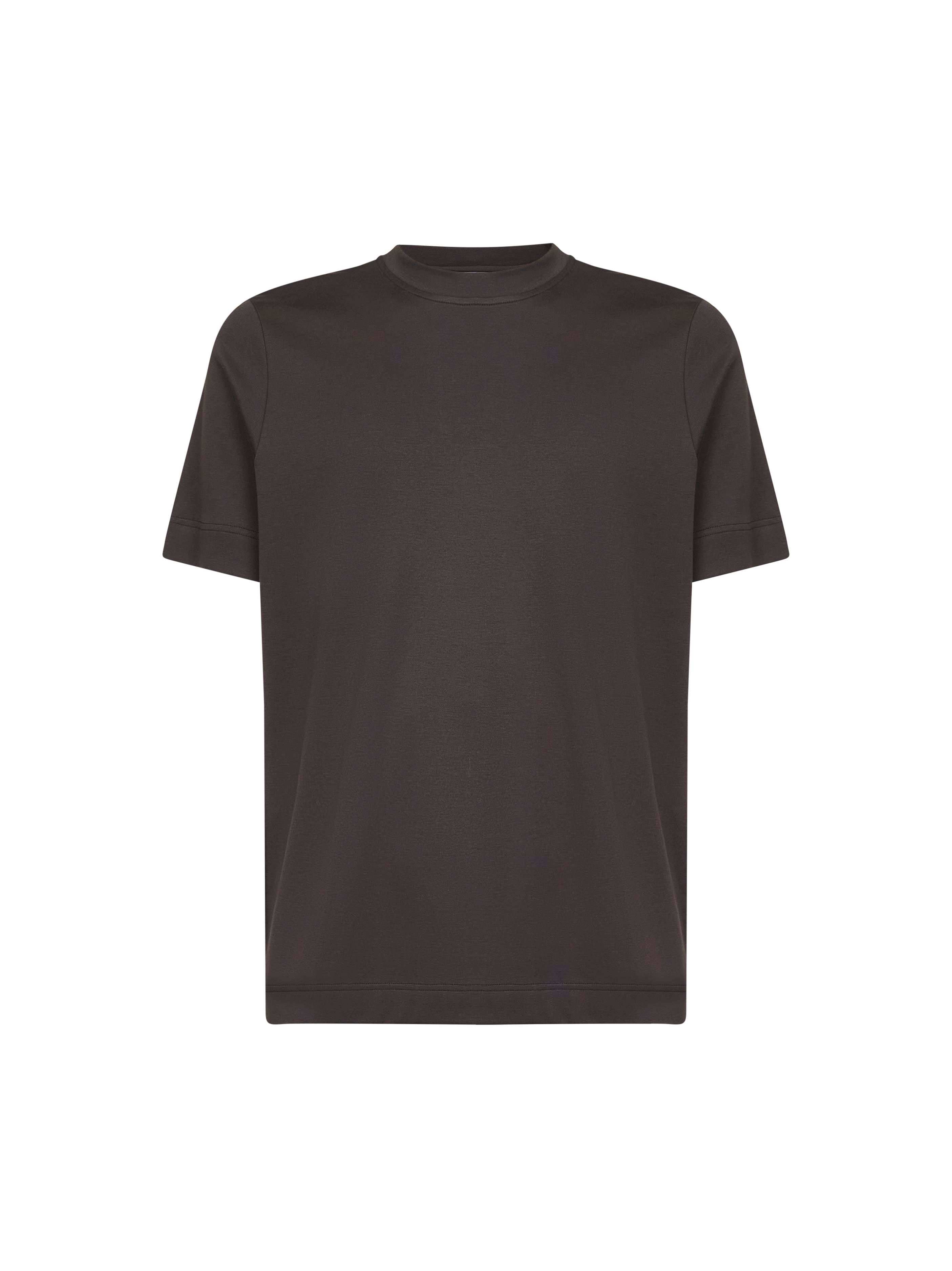 Cotton Jersey T-Shirt — Brown