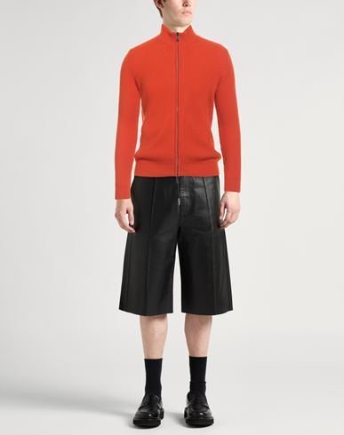 Man Cardigan Orange Size 36 Cashmere