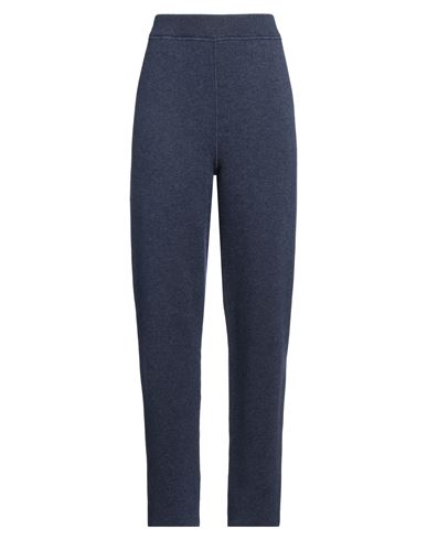 B. a. Printed Artworks Woman Pants Navy Size L Cashmere
