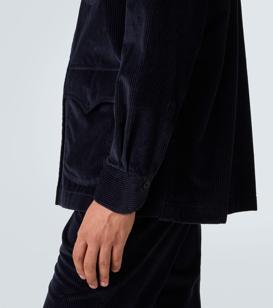 Cotton corduroy Western shirt
