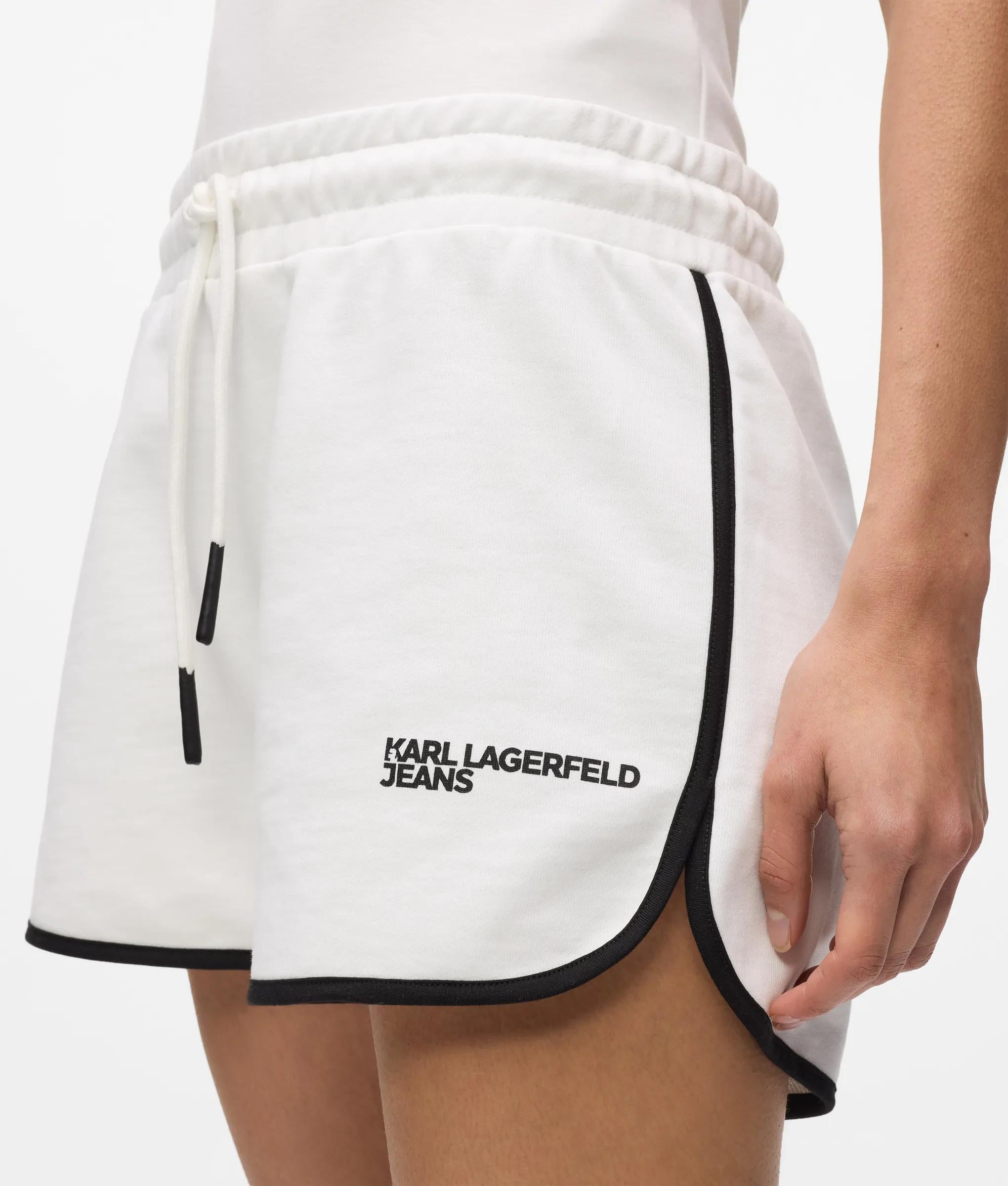 Kl Jeans - Sweatshorts Mit Logo, Damen, Weiss, Größe