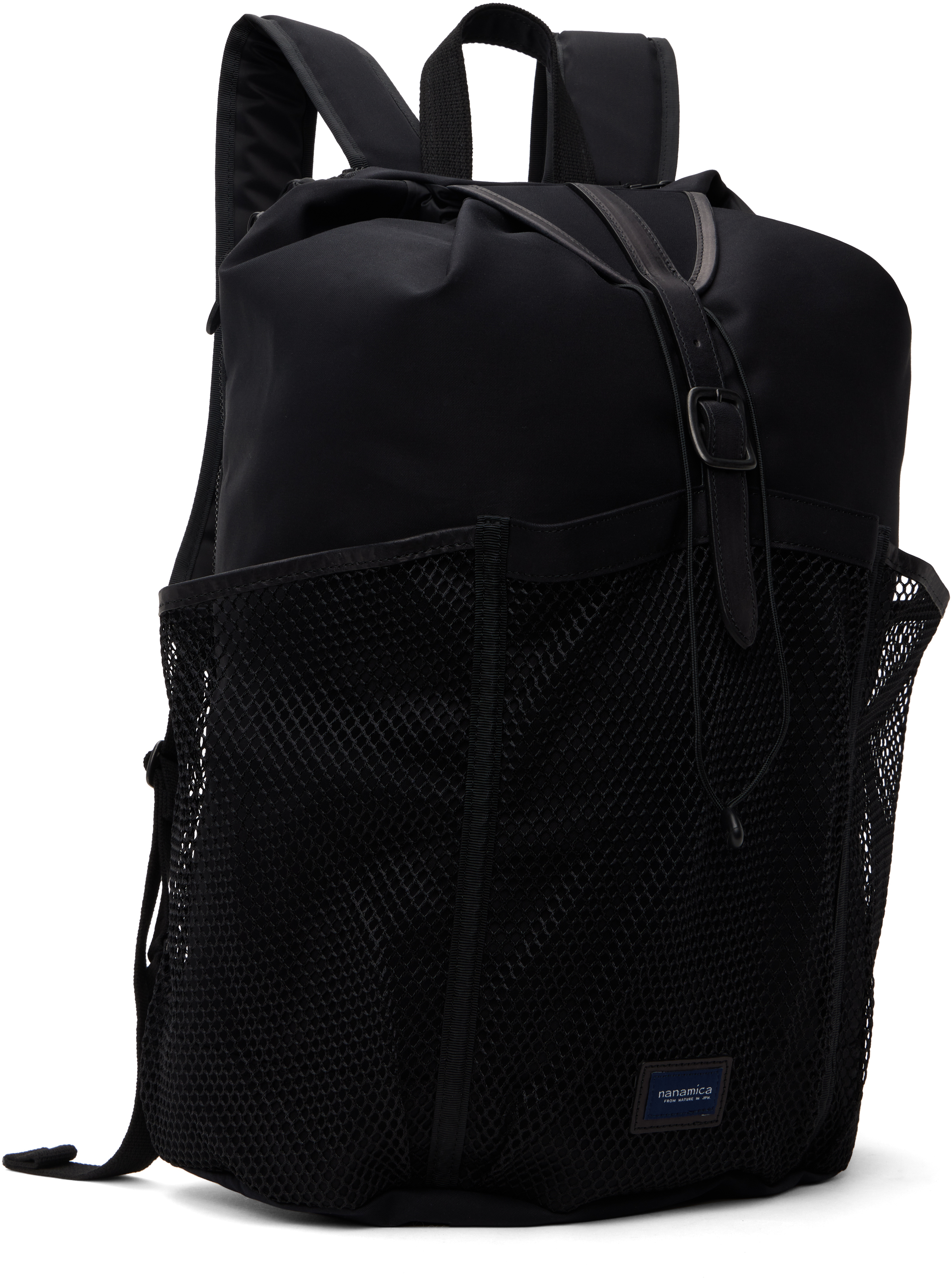 Nanamica Black Water-Repellent Backpack