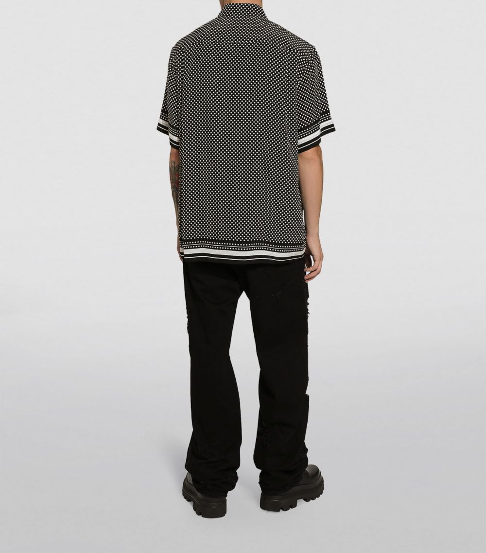 Silk Polka-Dot Shirt