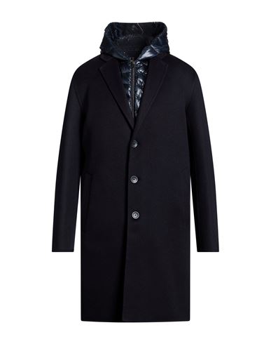 Man Coat Midnight blue Size 38 Cashmere