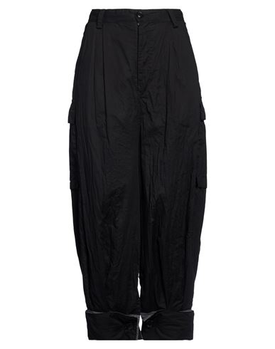 Woman Pants Black Size 1 Cotton
