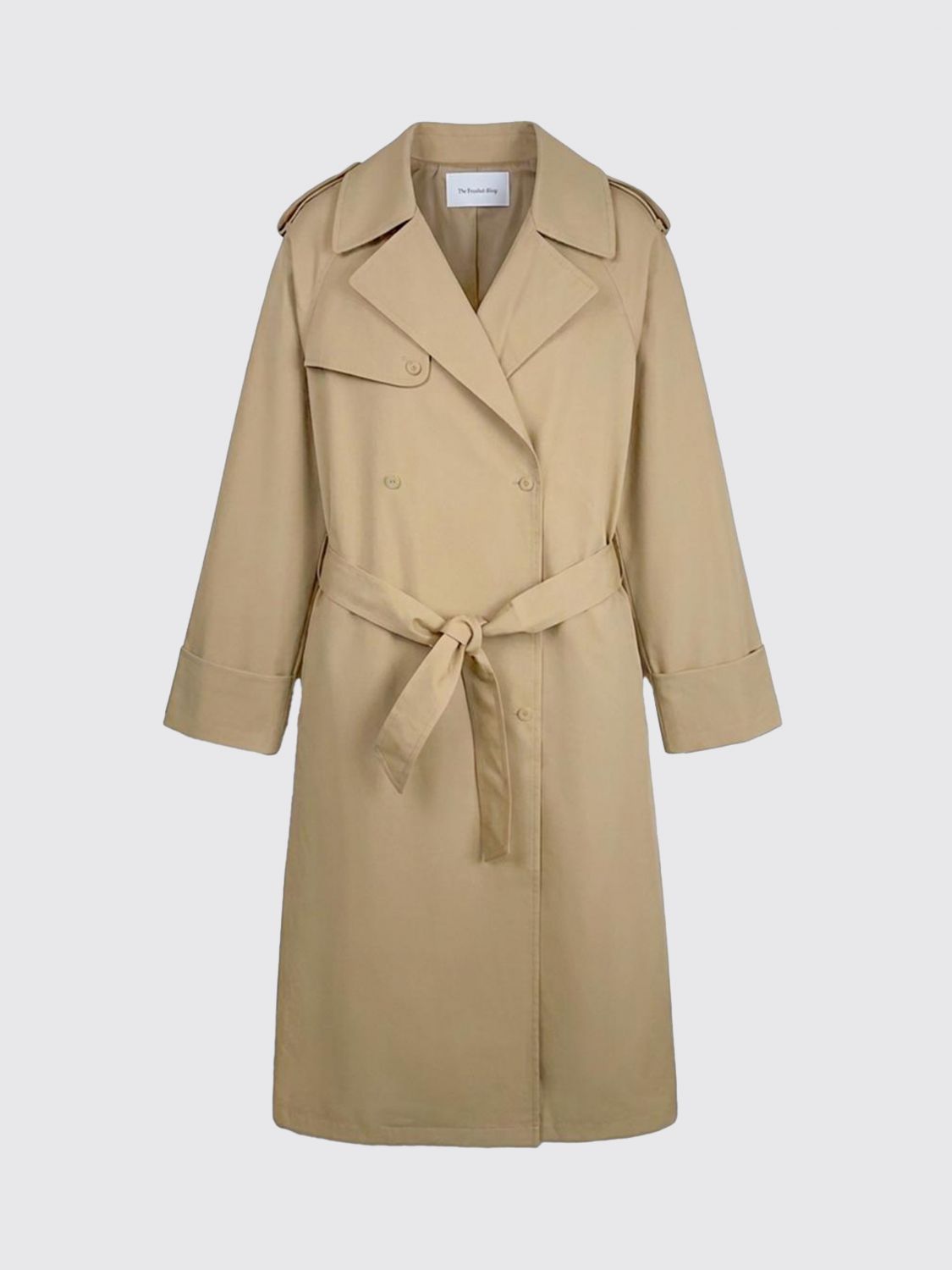 Coats Camel Cotton Polyester - Women