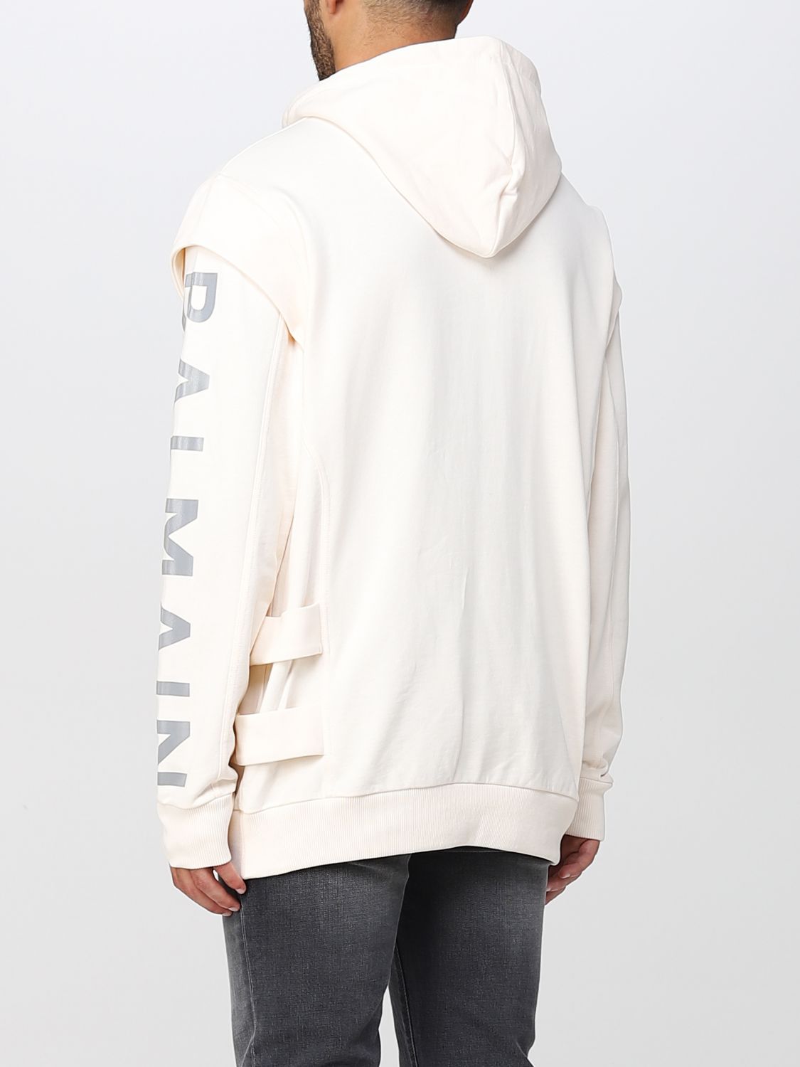 Sweatshirt Men color Beige