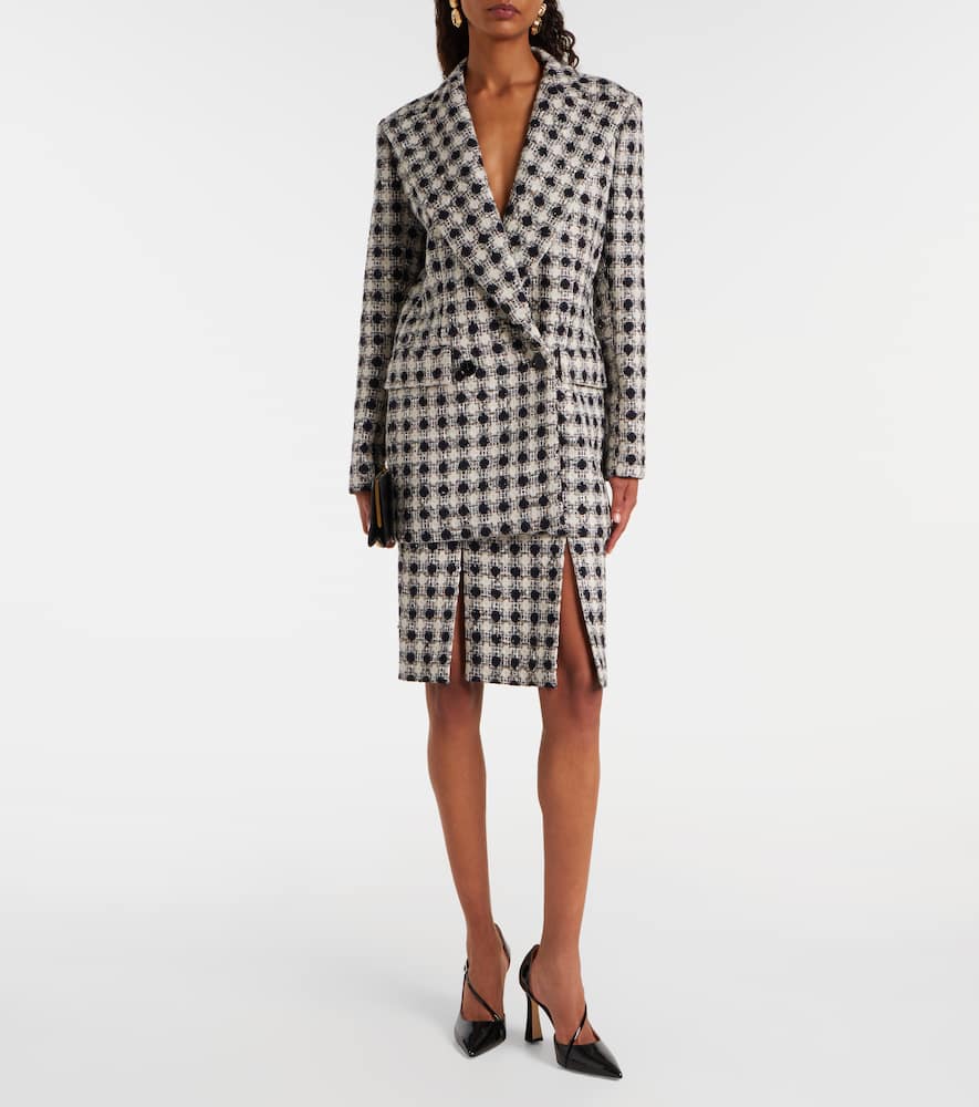 Tweed miniskirt