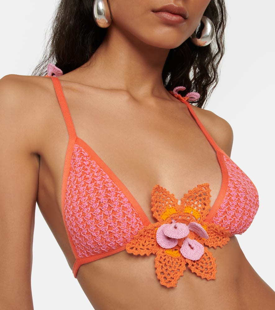 Chiara cotton-blend bralette