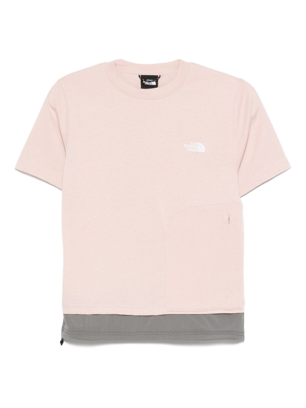 Logo-embroidered T-shirt - Pink