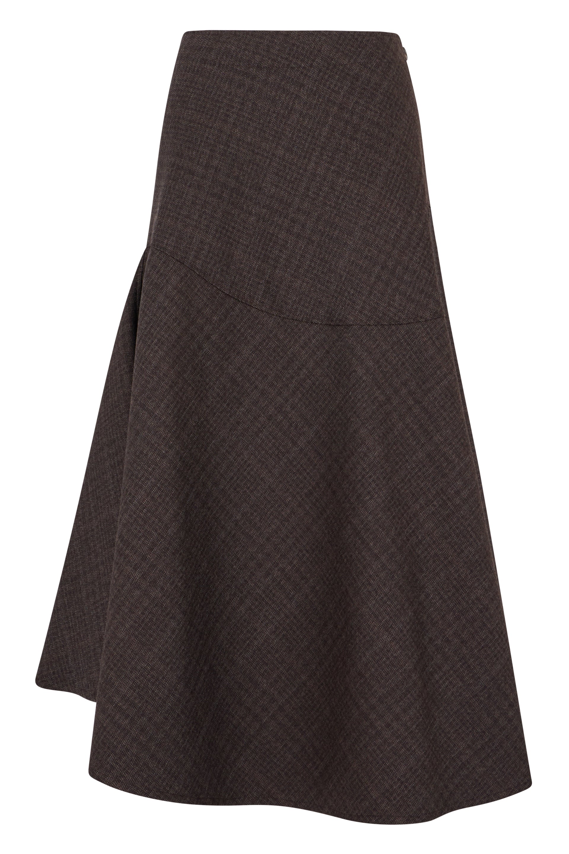 Long Flowing Cotton Skirt with Wide Silhouette