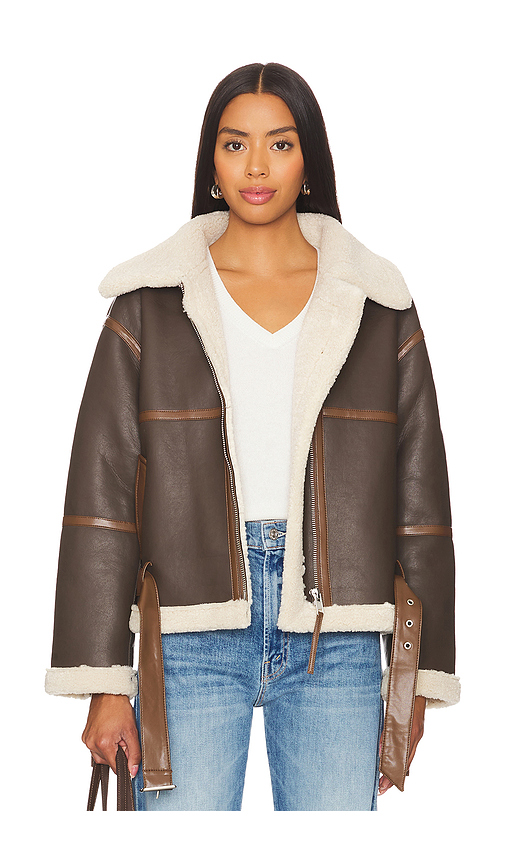 HEARTLOOM Olina Jacket in Brown. - XS also in L, M