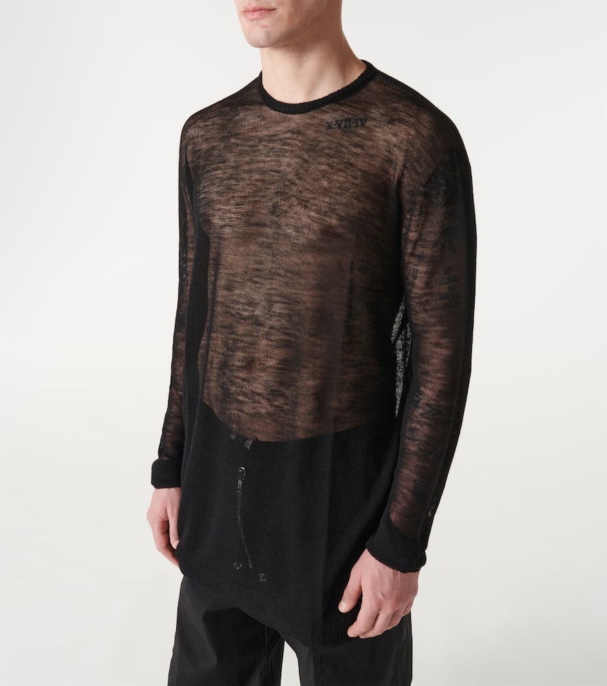 Wool sweatshirt