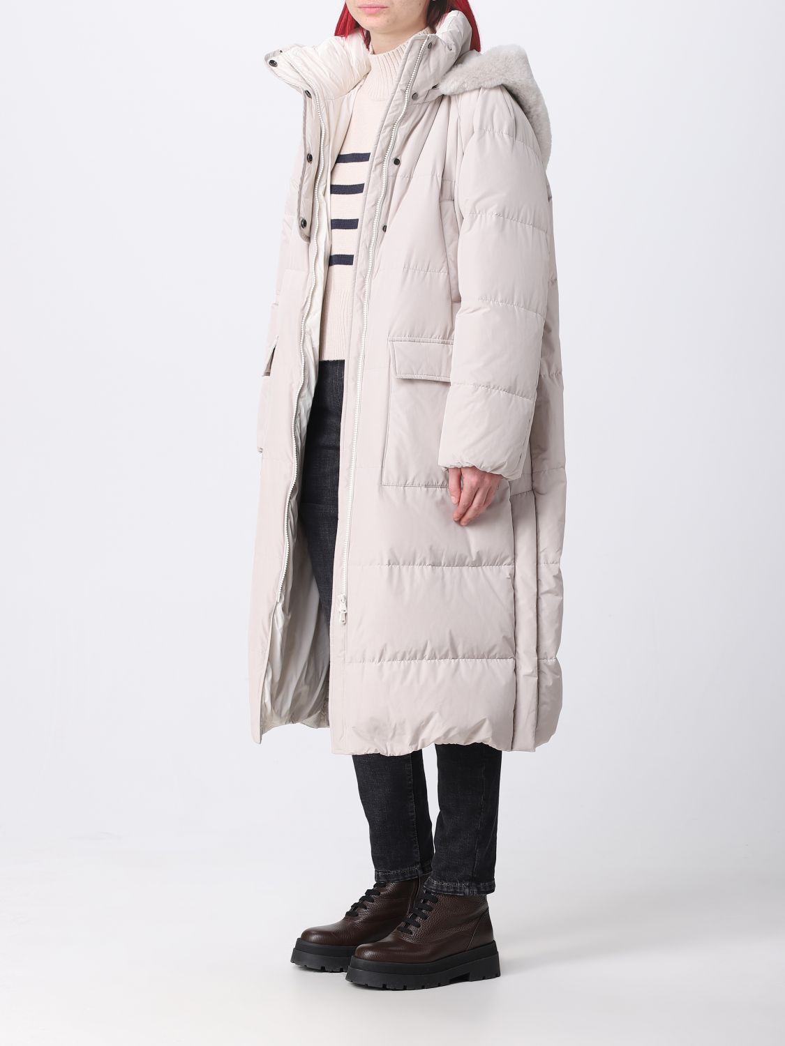 Coat Woman color White