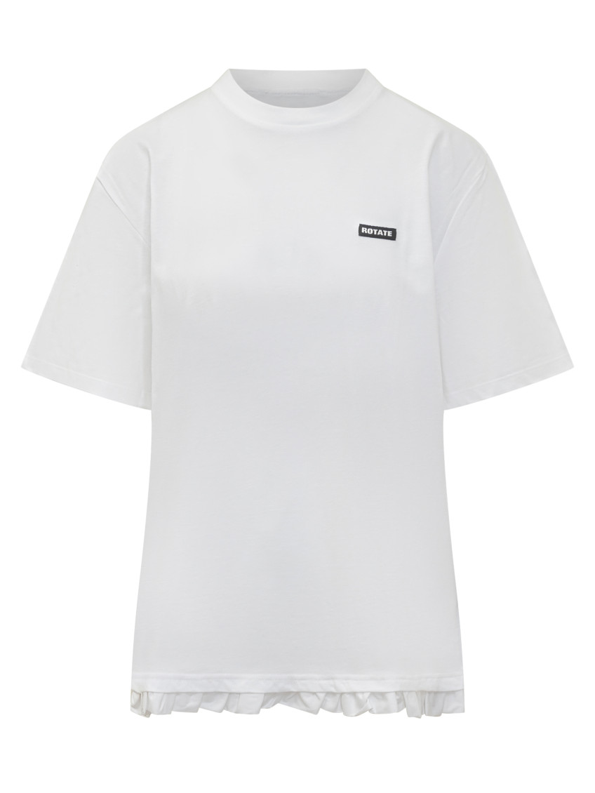 White Logo Crew Neck T-Shirt