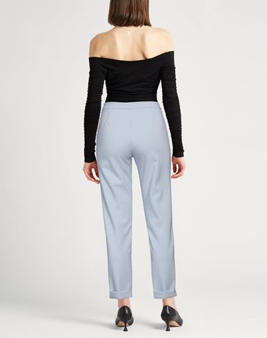 Sandro Ferrone Woman Pants Sky blue Size 4 Polyester, Elastane