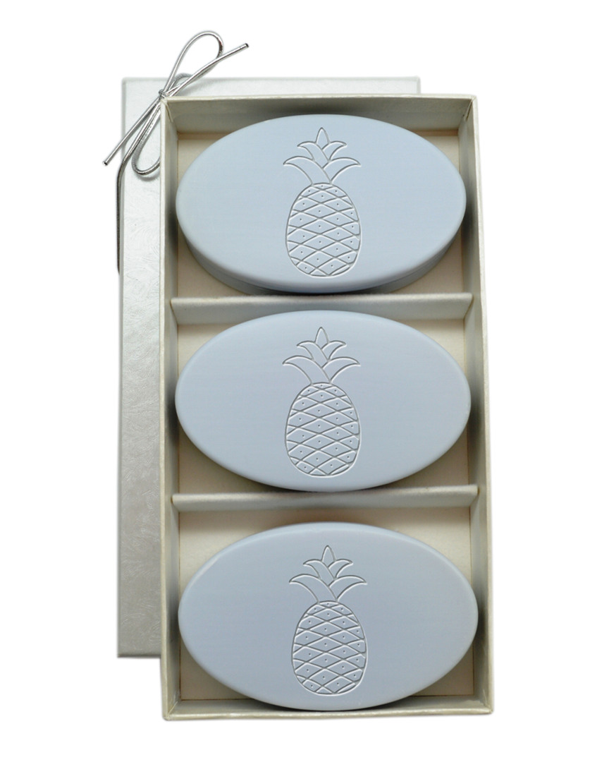 Pineapple Signature Spa Trio Wild Blue Lupin 3 Soap Bars