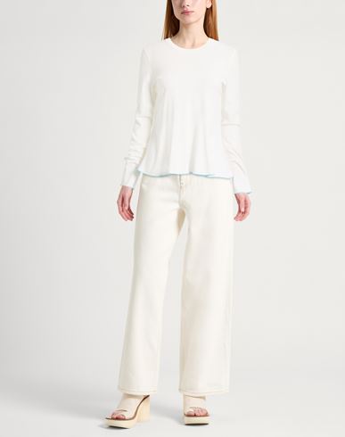 Woman Sweater White Size 3 Viscose, Polyamide