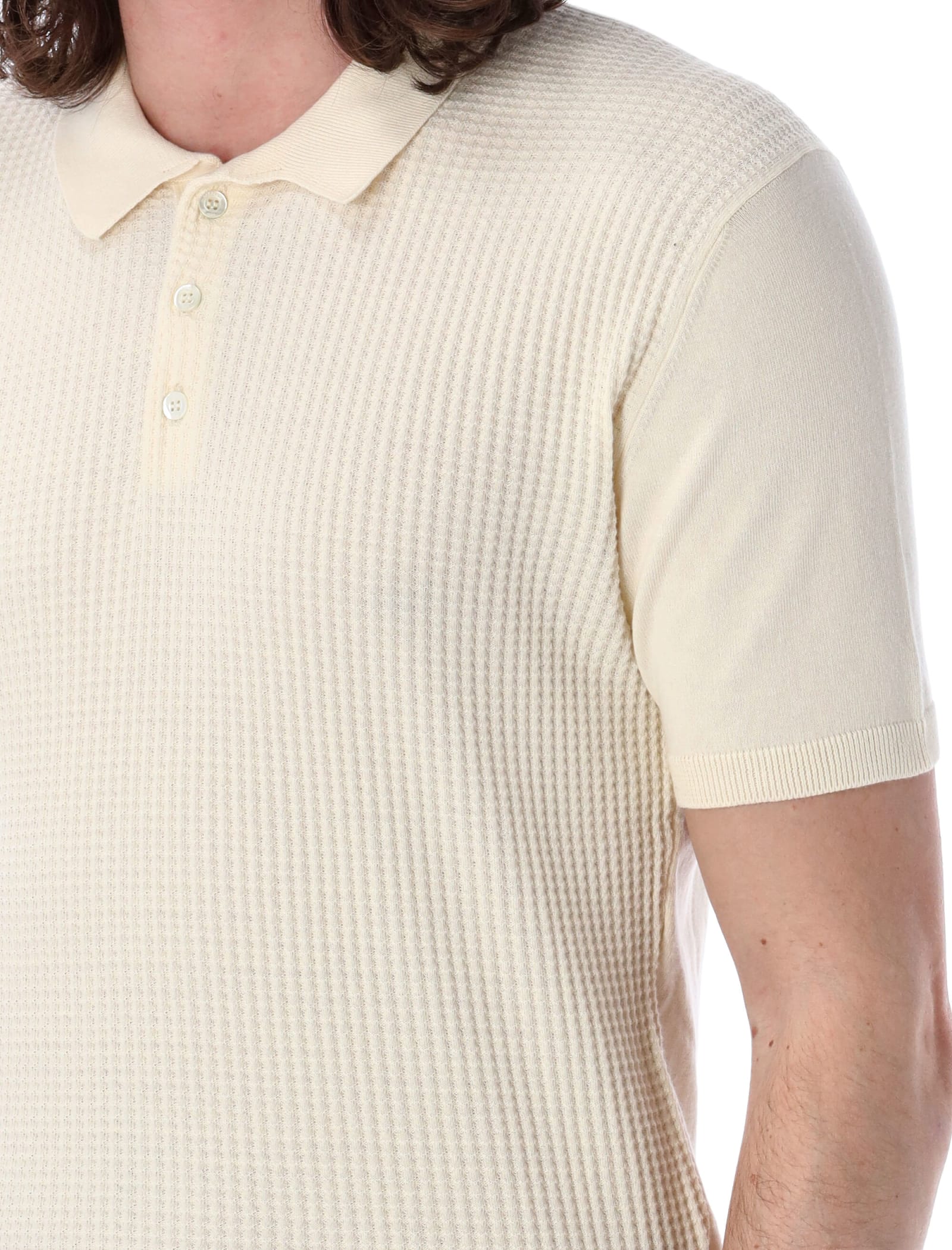 Waffle Polo Shirt