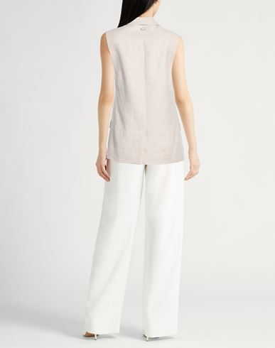 Woman Tailored Vest Sand