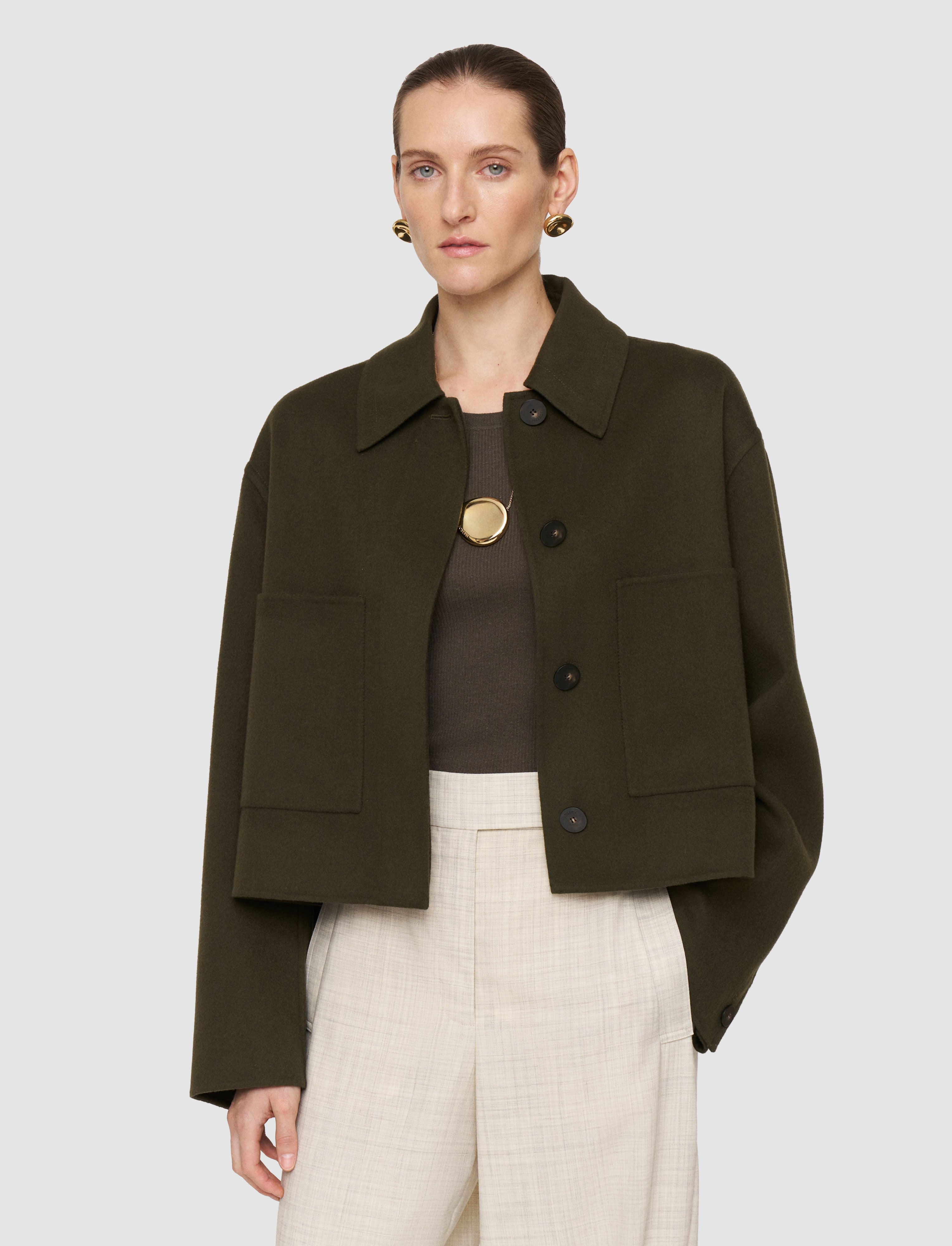 Kalaa Light Double Face Wool Jacket - 44
