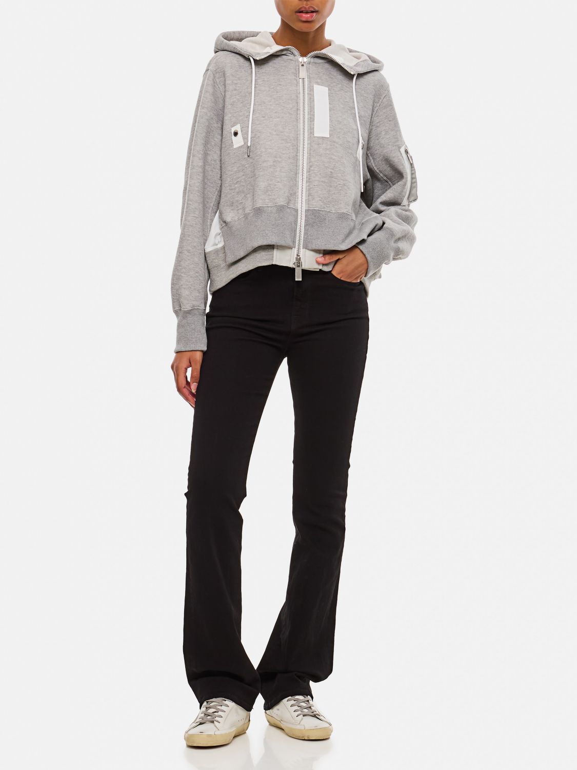 Sylvie Slender high-rise straight jeans - Black