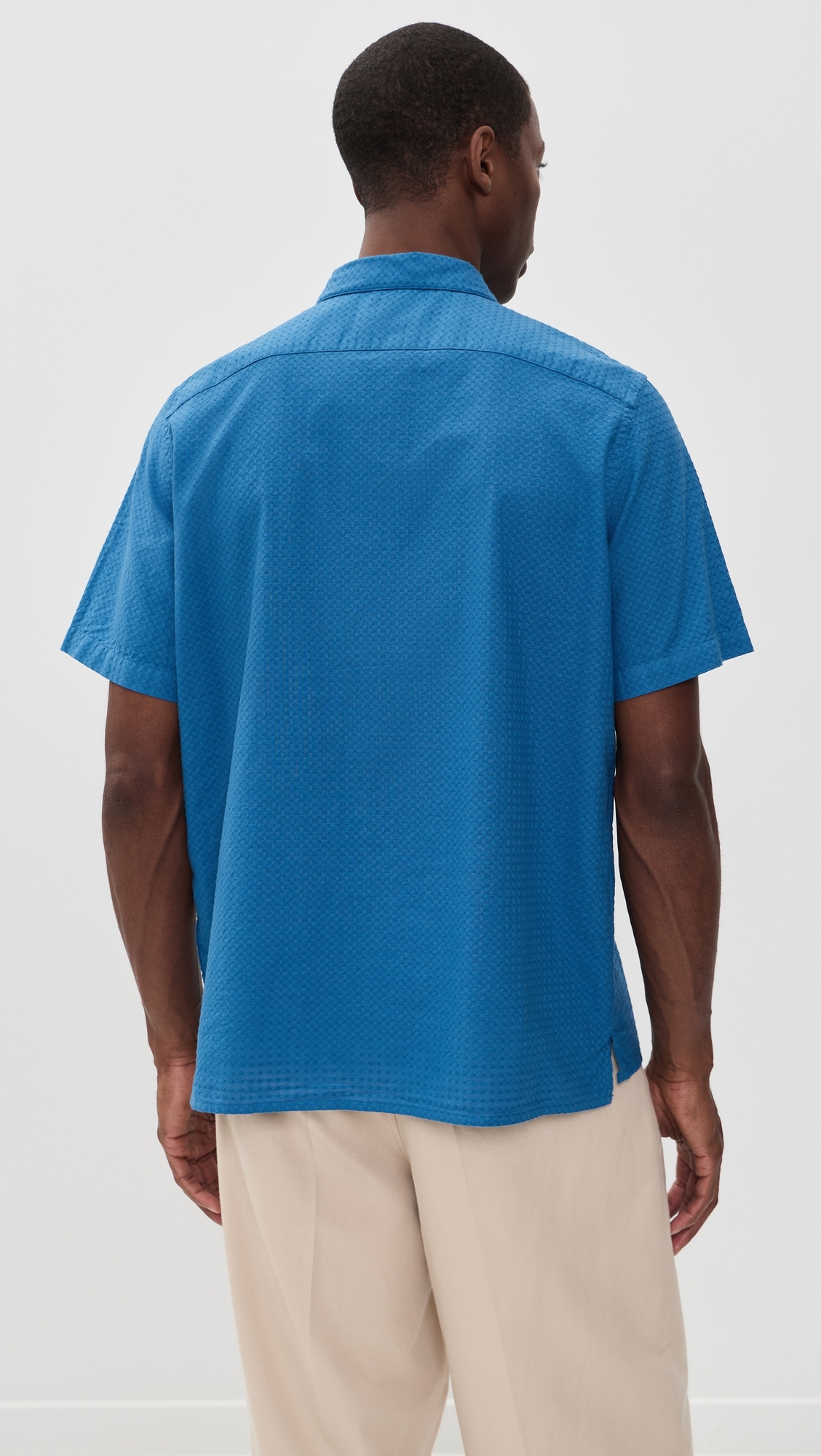 Mens Casual Fit Shirt Cobalt Blue