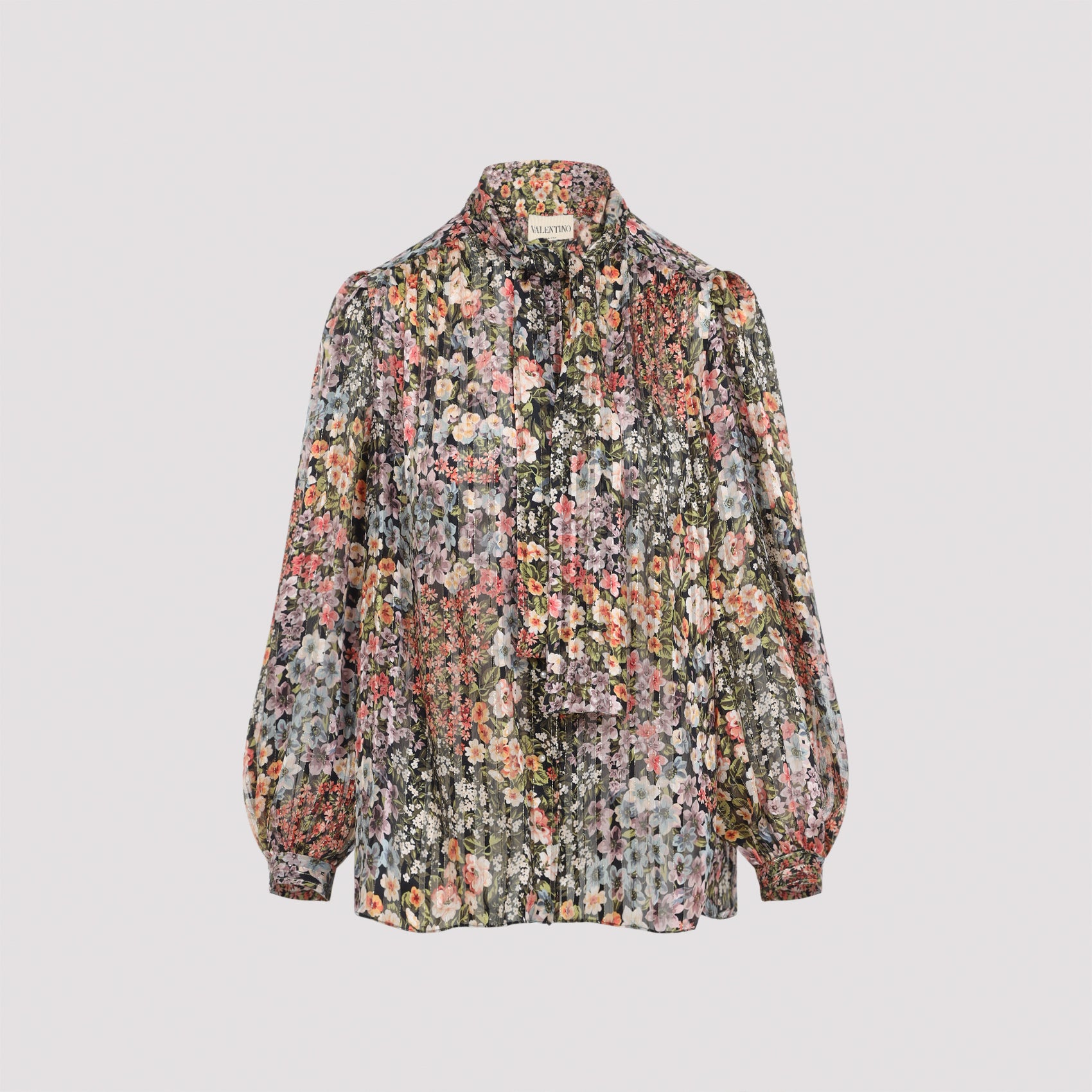 Silk Shirt with Apres L'Hiver Fiorellini Print