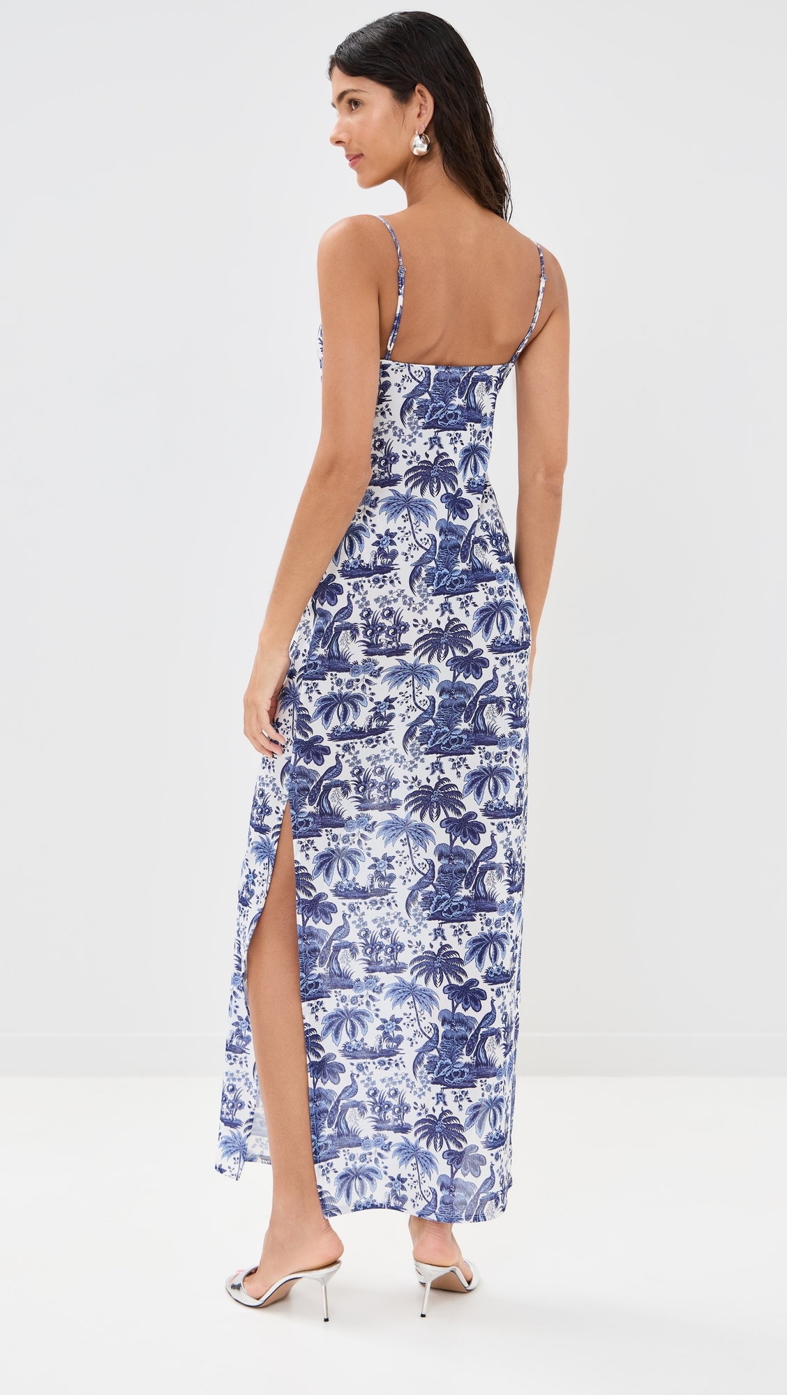 Hastings Dress Blue Toile