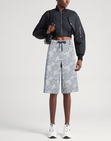Woman Shorts & Bermuda Shorts Navy Size M Cotton
