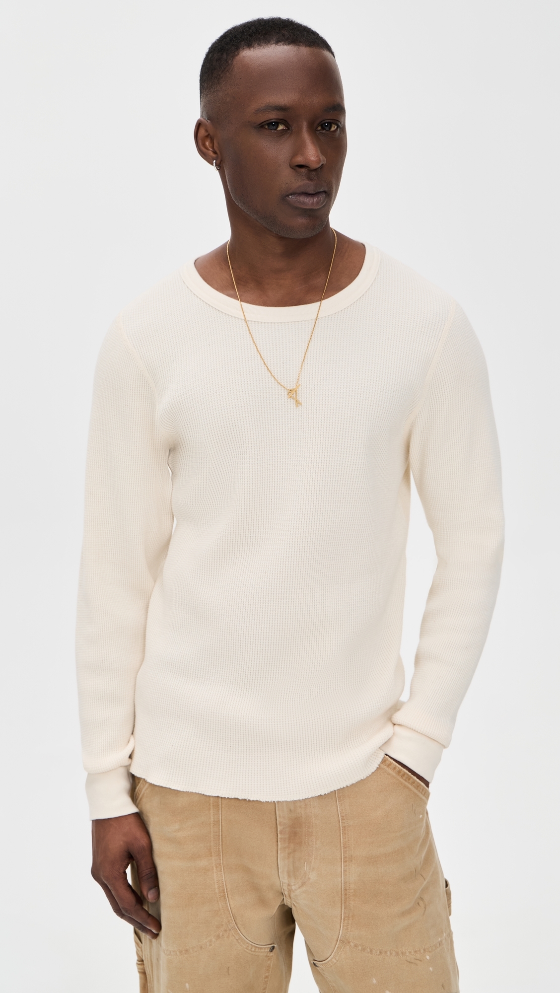 Thermal Long Sleeve Shirt Cream