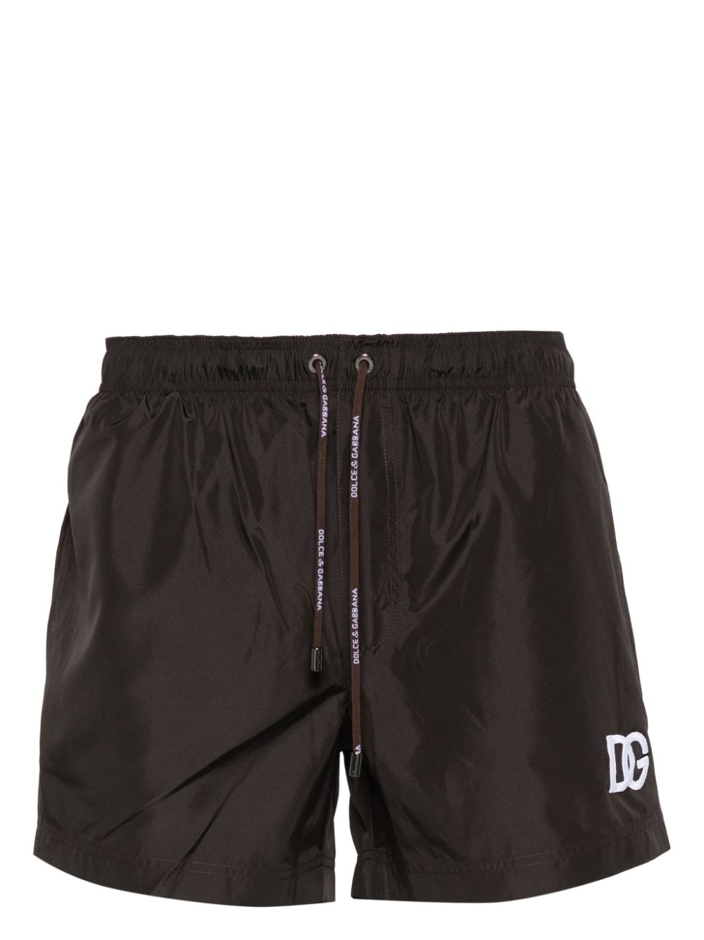 Logo-print swim shorts - Black
